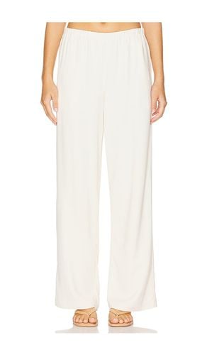 Pantalón con cintura elástica monaco en color ivory talla M en - Ivory. Talla M (también en L, XL) - Solid & Striped - Modalova