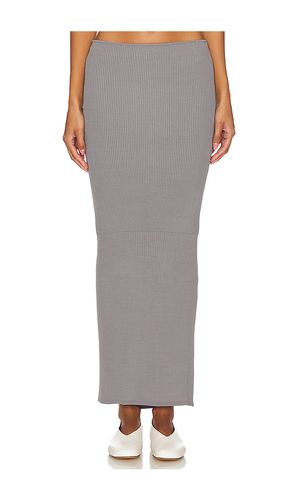 Falda maxi zelda en color gris talla L en - Grey. Talla L (también en M, S, XL, XS) - Solid & Striped - Modalova