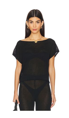 The faye top en color negro talla L en - Black. Talla L (también en M, S, XL, XS) - Solid & Striped - Modalova