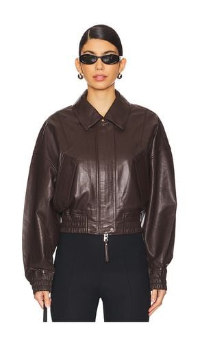 Ella Leather Bomber in . Size M, XS - Shoreditch Ski Club - Modalova