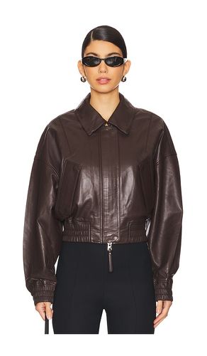 Ella Leather Bomber in . Taglia XS - Shoreditch Ski Club - Modalova