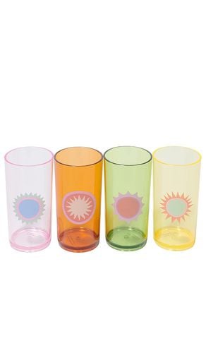 Juego de 4 vasos poolside tall tumbler set of 4 en color multi talla all en - Multi. Talla all - Sunnylife - Modalova