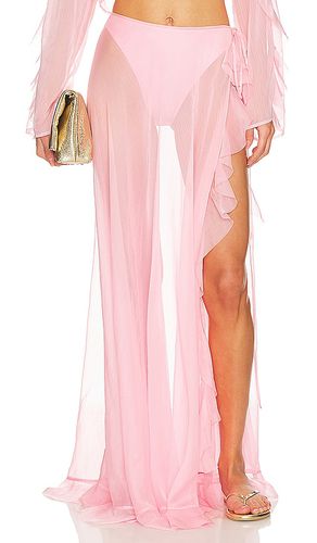 Falda maxi or en color rosado talla L en - Pink. Talla L (también en M, S, XS) - Shani Shemer - Modalova