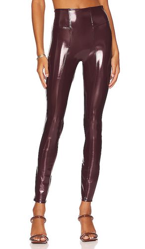Faux patent leather leggings en color burgundy talla XL en - Burgundy. Talla XL (también en L, S) - SPANX - Modalova