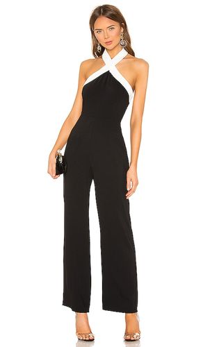 Laurien cross front jumpsuit en color talla L en - Black. Talla L (también en M, S, XL, XS, XXS) - superdown - Modalova