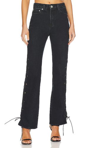 Jayda lace up jean en color negro talla 23 en - Black. Talla 23 (también en 25, 27, 30) - superdown - Modalova