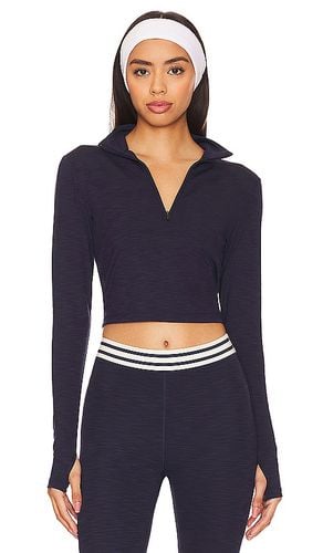 Stevie active rib half zip top en color azul marino talla M en Índigo - Navy. Talla M (también en S, XL, XS) - Splits59 - Modalova