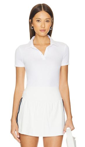 Polo de canalé talia en color talla M en - White. Talla M (también en L, S, XL) - Splits59 - Modalova