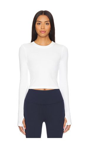 Louise Rib Long Sleeve Crop Top in . Size M, S, XS - Splits59 - Modalova