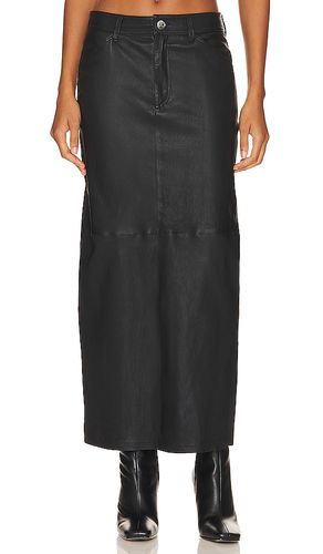 Falda larga de cuero en color talla L en - Black. Talla L (también en S, XS) - SPRWMN - Modalova