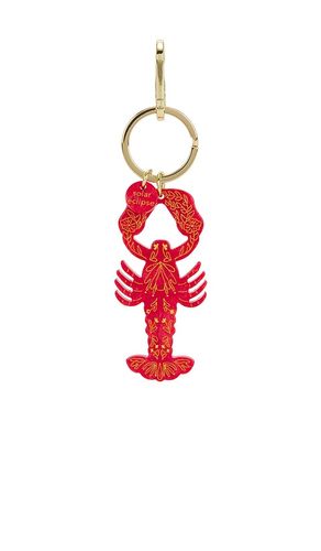 Hand-painted Lobster Bag Charm + Keychain in - Solar Eclipse - Modalova