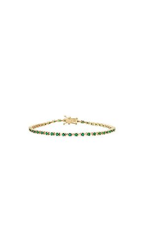 Emerald Ace Tennis Bracelet in - STONE AND STRAND - Modalova