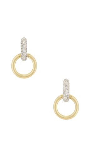 Diamond Horsebit Earrings in - STONE AND STRAND - Modalova