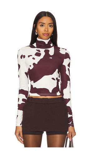 Top cuello vuelto cody long sleeve en color burgundy talla L en - Burgundy. Talla L (también en M, S, XS) - SIEDRES - Modalova