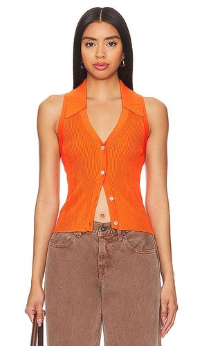 Reze rib top en color talla L en - Orange. Talla L (también en S) - Rue Sophie - Modalova