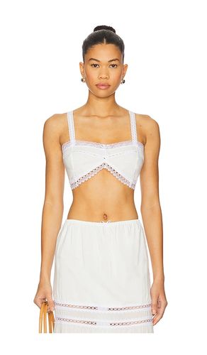 Fine lace bralette en color blanco talla L (también en M, S) - SWF - Modalova