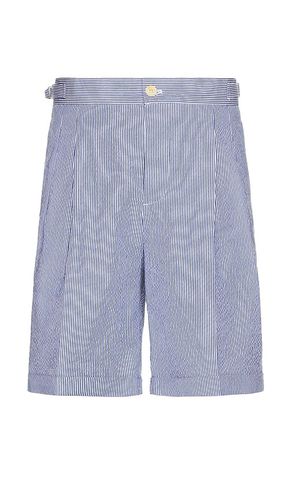 Striped short en color azul talla 34 en - Blue. Talla 34 (también en 36) - Scotch & Soda - Modalova