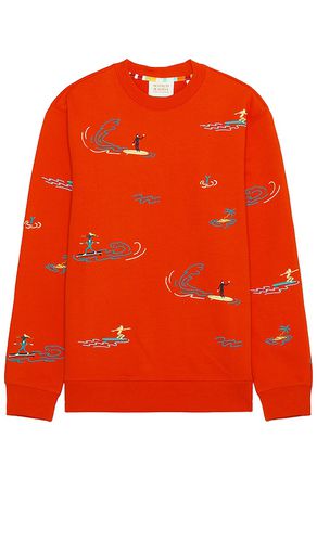 Allover Embroidery Sweatshirt in . Taglia M - Scotch & Soda - Modalova