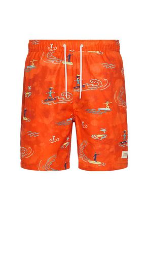 Mid length swim short en color naranja talla S en - Orange. Talla S (también en XL/1X) - Scotch & Soda - Modalova