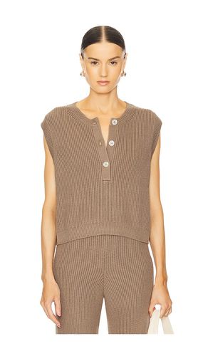 Chaleco slater henley en color marrón talla M en - Brown. Talla M (también en S, XS) - Stitches & Stripes - Modalova