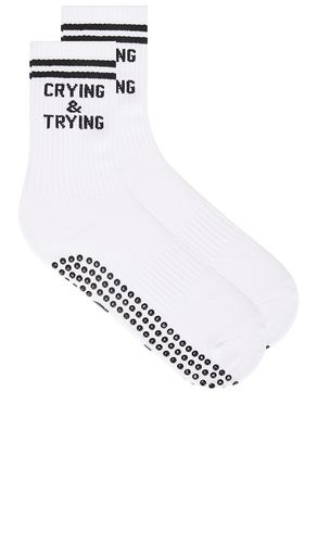 Crying & Trying Grip Socks in . Size S/M - Souls. - Modalova
