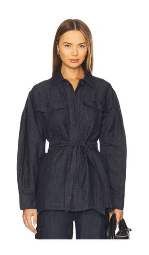 Cargo Linen Jacket in . Size 2 - Susana Monaco - Modalova