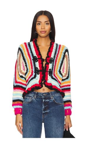 Coral Crochet Cardi in . Size L. Also in M, XL - Tach Clothing - Modalova