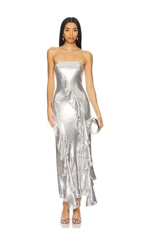 Sequin Maxi Ruffle Dress in . Taglia 34 - ROTATE - Modalova