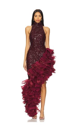 Sequins Midi Ruffle Dress in . Taglia 36 - ROTATE - Modalova