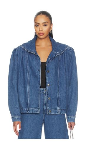 Gathered Denim Jacket in . Size 32. Also in 34, 36, 38, 40, 42, 44, 46 - ROTATE - Modalova