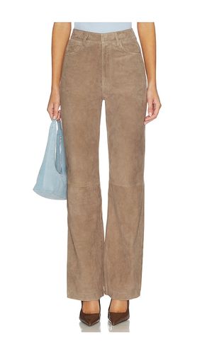 Straight Suede Pants in . Size 32. Also in 42, 44, 46 - ROTATE - Modalova