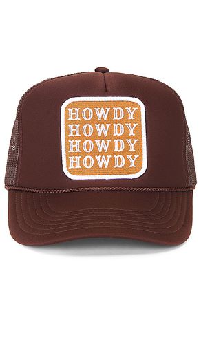 Friday Feelin Howdy Hat in Brown - Friday Feelin - Modalova