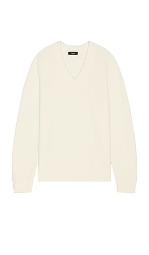 Heavy Wool Cashmere V-Neck Sweater in . Taglia M, S, XL/1X - Theory - Modalova