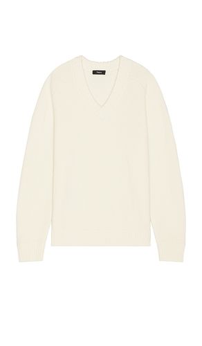 Heavy Wool Cashmere V-Neck Sweater in . Taglia S, XL/1X - Theory - Modalova