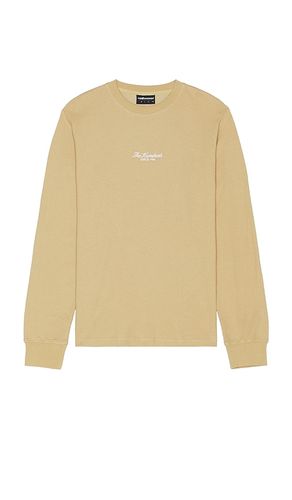 Camiseta manga larga rich logo en color beige talla L en - Beige. Talla L (también en M, S, XL/1X) - The Hundreds - Modalova