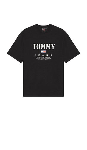 Camiseta twist en color talla L en - Black. Talla L (también en M, S, XL/1X) - Tommy Jeans - Modalova