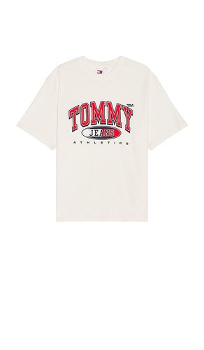 Camiseta twist en color blanco talla L en - White. Talla L (también en M, S, XL/1X) - Tommy Jeans - Modalova