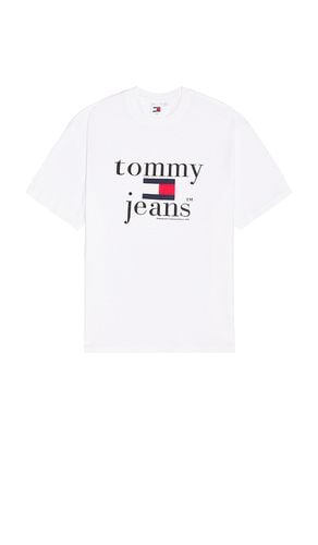 Camiseta twist en color talla L en - White. Talla L (también en M, S, XL/1X) - Tommy Jeans - Modalova