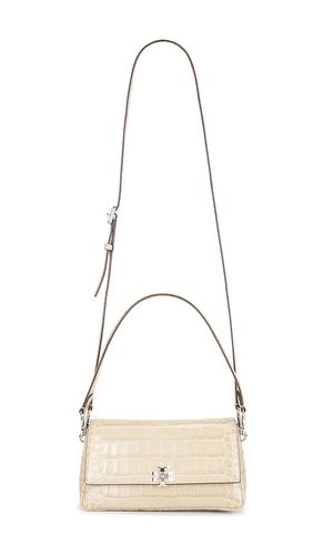 Charlie Embossed Croc Small Shoulder Bag in - Tory Burch - Modalova