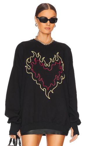 Burn heart jumper en color talla L en - Black. Talla L (también en M, S) - The Laundry Room - Modalova