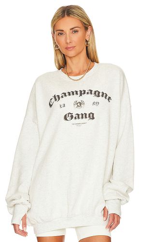 La champagne gang ny jumper en color gris talla L en - Grey. Talla L (también en M, S, XL, XS) - The Laundry Room - Modalova