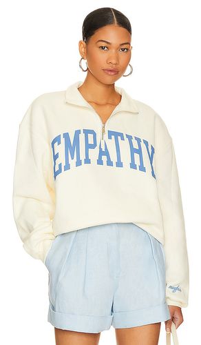 Suéter con cremallera parcial empathy always en color talla L/XL en - Cream. Talla L/XL (también en M/ - The Mayfair Group - Modalova