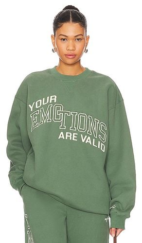 Your Emotions Are Valid Sweatshirt in . Taglia M/L - The Mayfair Group - Modalova