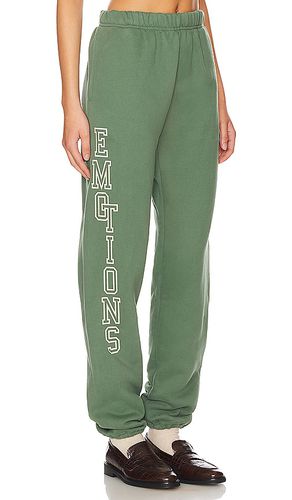 Pantalón deportivo your emotions are valid en color talla M/L en - Sage. Talla M/L (tamb - The Mayfair Group - Modalova