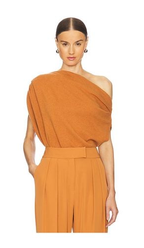 Jersey asymmetric drape en color bronce talla M en - Tan. Talla M (también en S, XS) - The Sei - Modalova