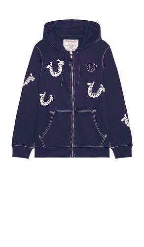 Big T All Over Puff Zip Hoodie in . Taglia S, XL/1X - True Religion - Modalova