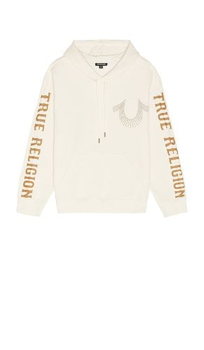 Relaxed Studded Pullover Hoodie in . Size M, S, XL/1X - True Religion - Modalova