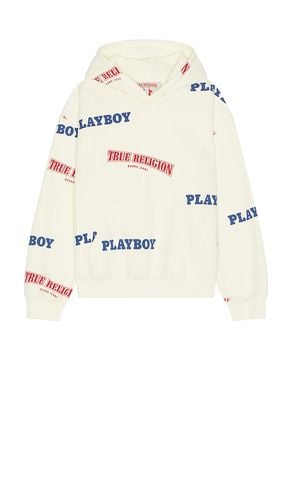 X Playboy Cinched Pullover Hoodie in . Taglia M, S, XL/1X - True Religion - Modalova