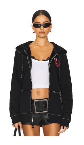 Big-T Cross Stitch Zip Up Hoodie in . Taglia M, S, XL/1X - True Religion - Modalova