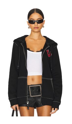 Big-T Cross Stitch Zip Up Hoodie in . Taglia S - True Religion - Modalova